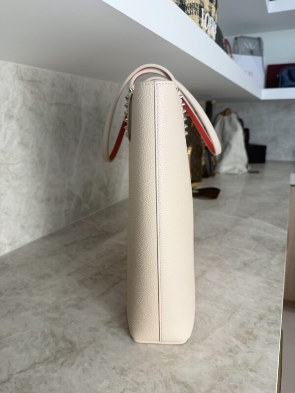 Christian Louboutin Cabata North South Zipped Tote Milk