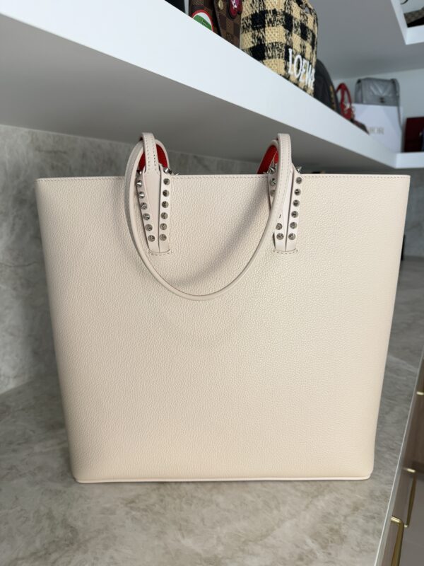 Christian Louboutin Cabata North South Zipped Tote Milk