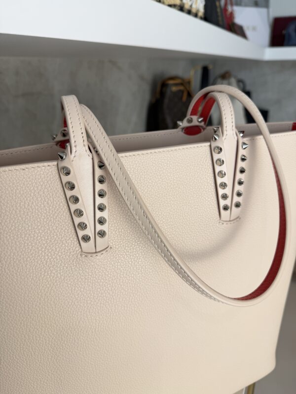 Christian Louboutin Cabata North South Zipped Tote Milk