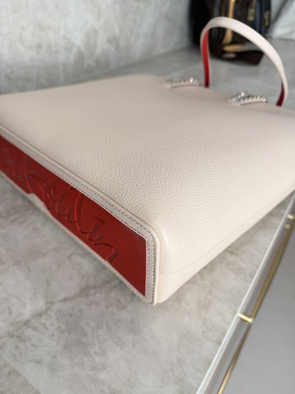 Christian Louboutin Cabata North South Zipped Tote Milk