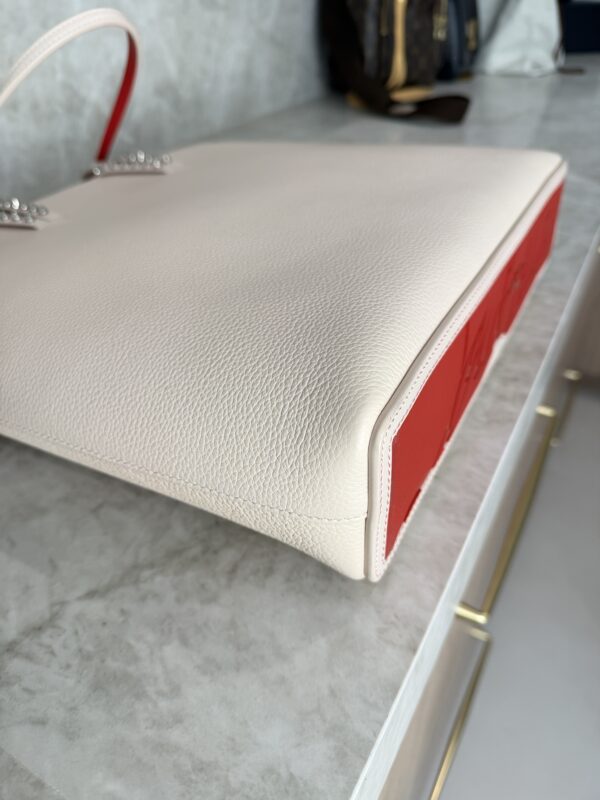 Christian Louboutin Cabata North South Zipped Tote Milk