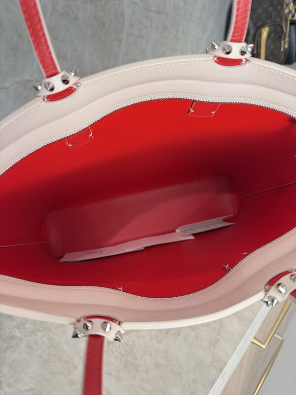 Christian Louboutin Cabata North South Zipped Tote Milk