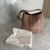 Saint Laurent (YSL) Suede Small Le 5 A 7 Soft Hobo Barely Pink