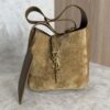 Saint Laurent (YSL) Suede Baby Supple Le 5 A 7 Hobo Golden Leaf