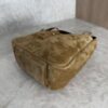 Saint Laurent (YSL) Suede Baby Supple Le 5 A 7 Hobo Golden Leaf
