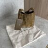 Saint Laurent (YSL) Suede Baby Supple Le 5 A 7 Hobo Golden Leaf