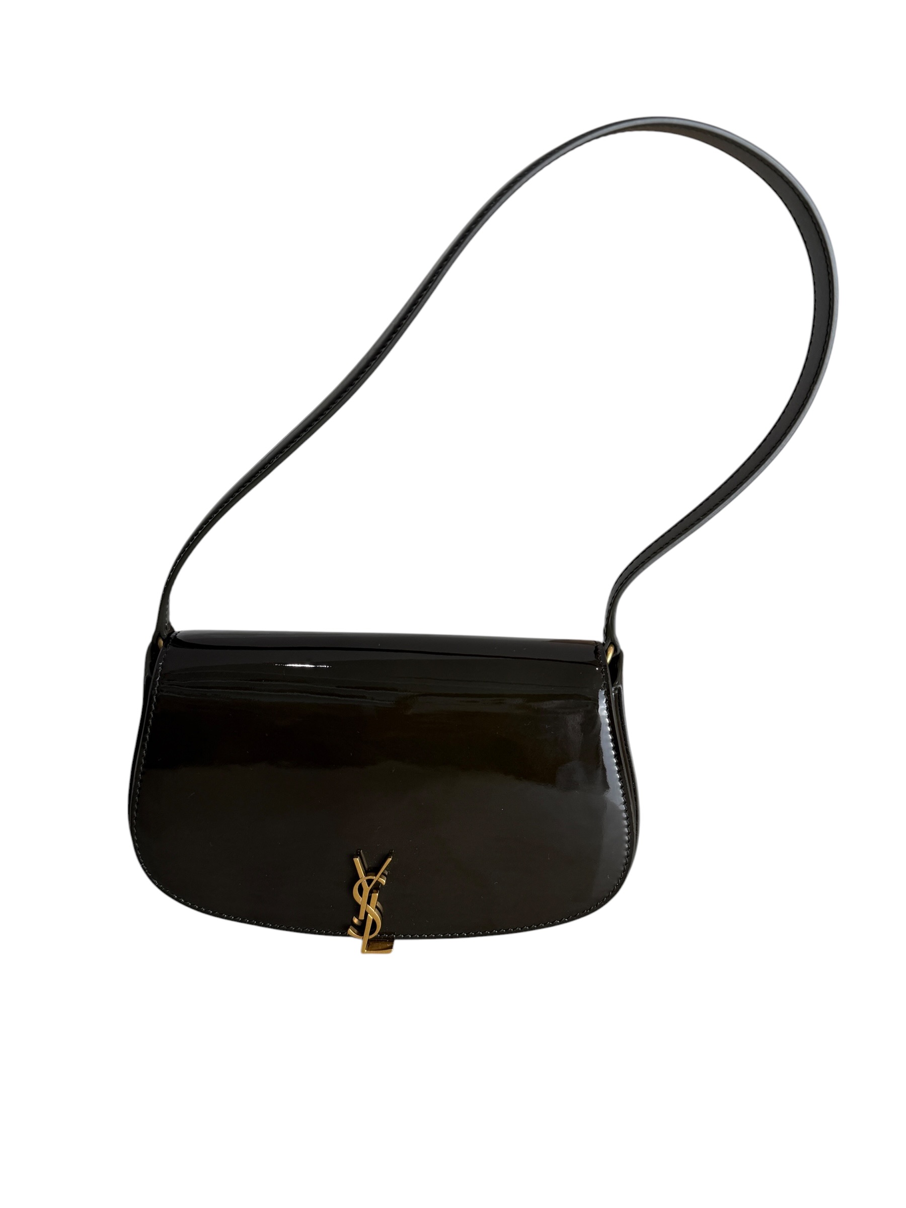 Saint Laurent (YSL) Mini Voltaire in Patent Leather