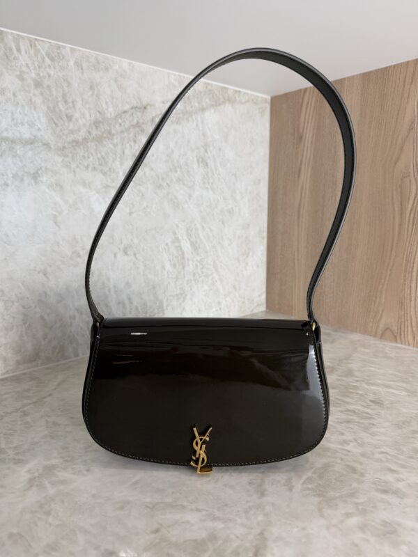 Saint Laurent (YSL) Mini Voltaire in Patent Leather