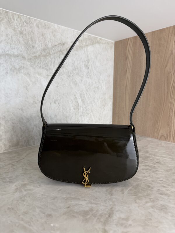 Saint Laurent (YSL) Mini Voltaire in Patent Leather