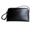 Saint Laurent Paris Zip-Up Mini Shoulder Bag Black
