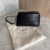Saint Laurent Paris Zip-Up Mini Shoulder Bag Black
