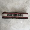 Christian Dior Canvas Embroidered Shoulder Strap