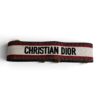 Christian Dior Canvas Embroidered Shoulder Strap