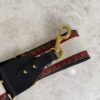 Christian Dior Canvas Embroidered Shoulder Strap