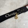 Christian Dior Canvas Embroidered Shoulder Strap
