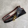 Christian Dior Canvas Embroidered Shoulder Strap
