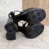 Louis Vuitton Maya Heeled Platform Sandal Black