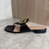 Gucci Blondie Thong Sandals Black 36