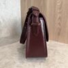 Saint Laurent (YSL) Box Calfskin Monogram Large Solferino Shoulder Bag Hot Wine