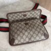 Gucci GG Supreme Monogram Neo Vintage Web Belt Bag Brown