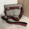 Gucci GG Supreme Monogram Neo Vintage Web Belt Bag Brown