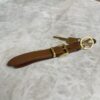 Miu Miu Cognac Leather Key Ring