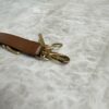 Miu Miu Cognac Leather Key Ring