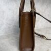 Gucci GG Supreme Monogram Azalea Calfskin Mini Retro Interlocking G Tote Bag Beige Ebony Brown Sugar