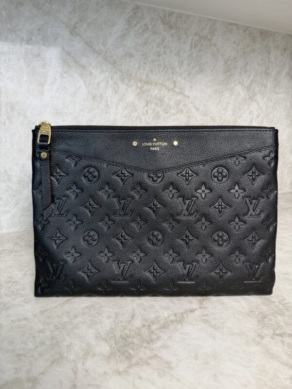 Louis Vuitton Empreinte Daily Pouch Black