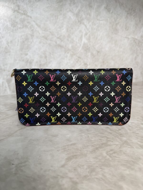 Louis Vuitton Monogram Multicolor Noir Insolite Wallet Lavender