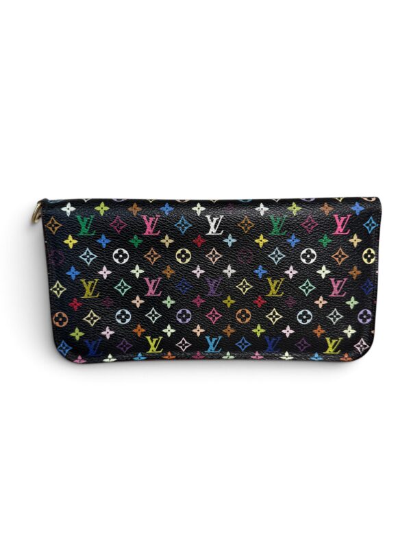 Louis Vuitton Monogram Multicolor Noir Insolite Wallet Lavender