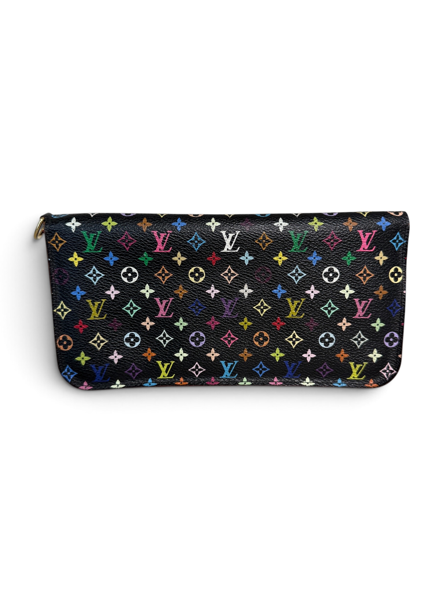 Louis Vuitton Monogram Multicolor Noir Insolite Wallet Lavender