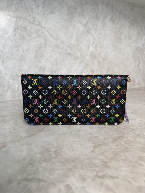 Louis Vuitton Monogram Multicolor Noir Insolite Wallet Lavender