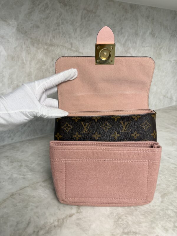 Louis Vuitton Monogram Locky BB Rose Ballerine