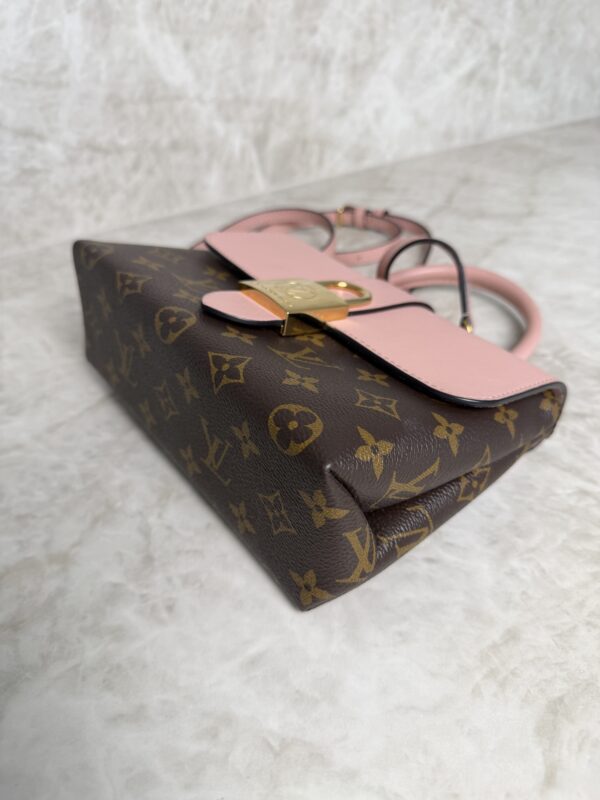 Louis Vuitton Monogram Locky BB Rose Ballerine
