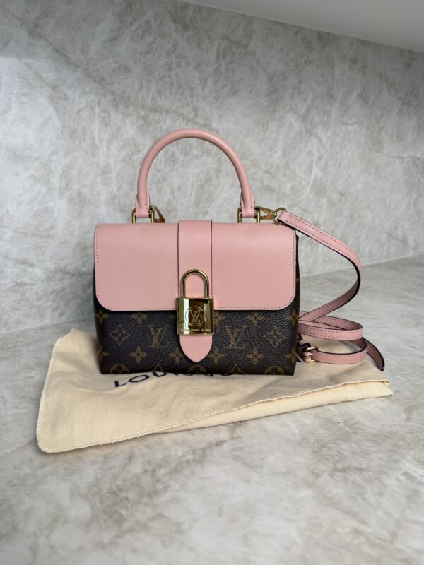 Louis Vuitton Monogram Locky BB Rose Ballerine