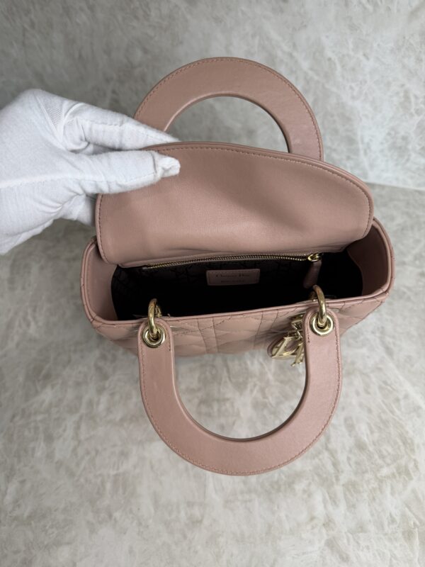 Christian Dior Lambskin Cannage Small My ABCDior Lady Dior