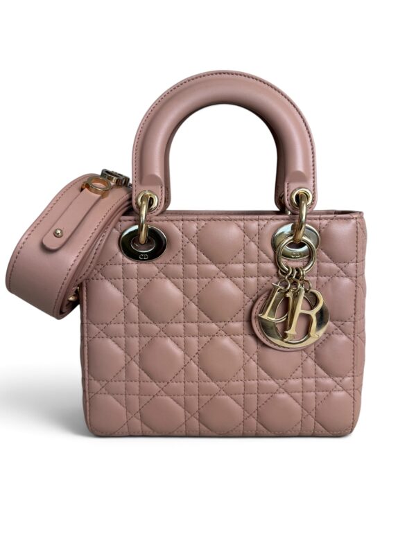 Christian Dior Lambskin Cannage Small My ABCDior Lady Dior