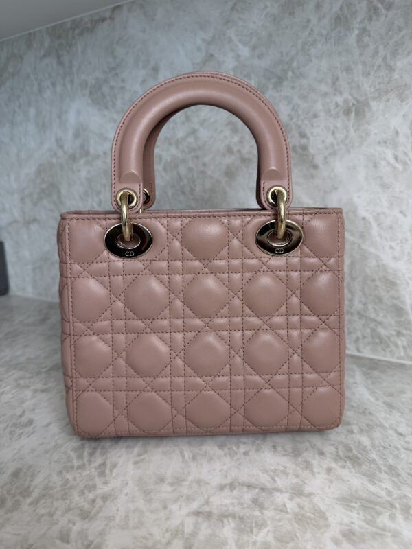 Christian Dior Lambskin Cannage Small My ABCDior Lady Dior
