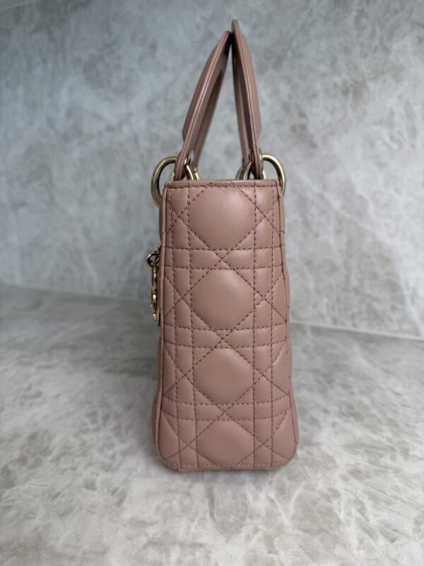Christian Dior Lambskin Cannage Small My ABCDior Lady Dior