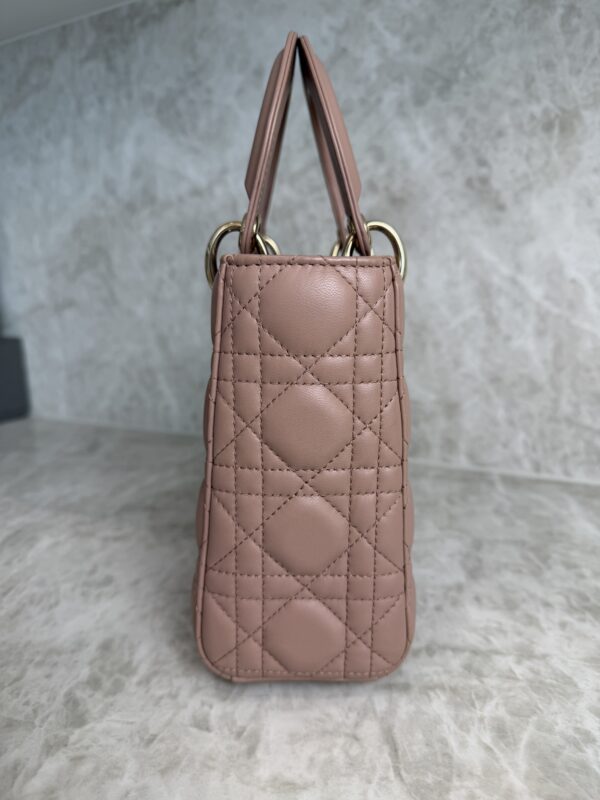 Christian Dior Lambskin Cannage Small My ABCDior Lady Dior