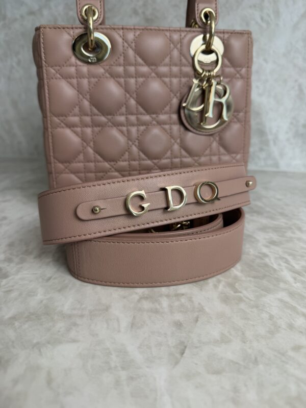 Christian Dior Lambskin Cannage Small My ABCDior Lady Dior