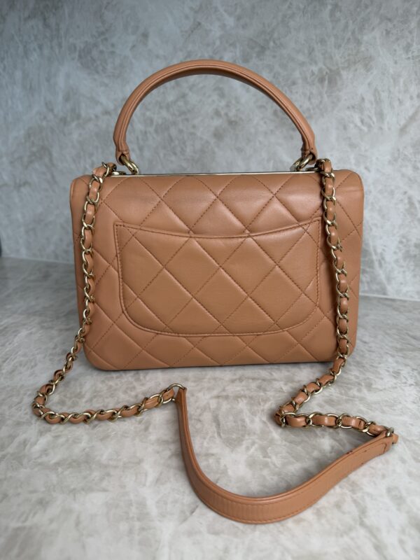 Chanel Lambskin Quilted Small Trendy CC Dual Handle Flap Bag