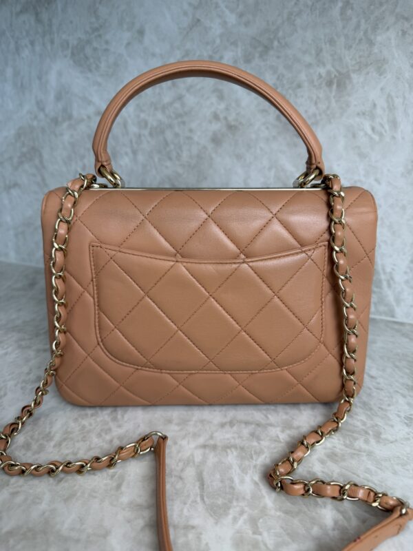 Chanel Lambskin Quilted Small Trendy CC Dual Handle Flap Bag
