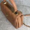 Chanel Lambskin Quilted Small Trendy CC Dual Handle Flap Bag