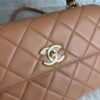Chanel Lambskin Quilted Small Trendy CC Dual Handle Flap Bag