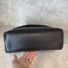 Saint Laurent (YSL) Calfskin Y Quilted Monogram Medium Loulou Chain Satchel Black and Silver Hardware