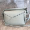 Loewe Calfskin Small Puzzle Edge Bag Frozen Silver Hardware and Loewe Anagram Charm