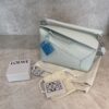 Loewe Calfskin Small Puzzle Edge Bag Frozen Silver Hardware and Loewe Anagram Charm