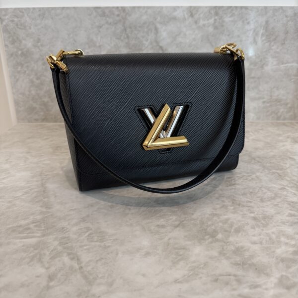 Louis Vuitton Black Epi Twist MM Shoulder Bag Edition